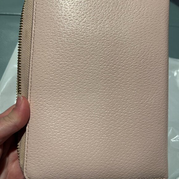 kate spade wellesley pink zip around leather planner agenda - Picture 4 of 13